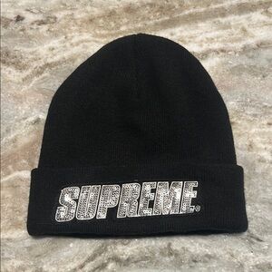 Authentic Supreme Black Beanie